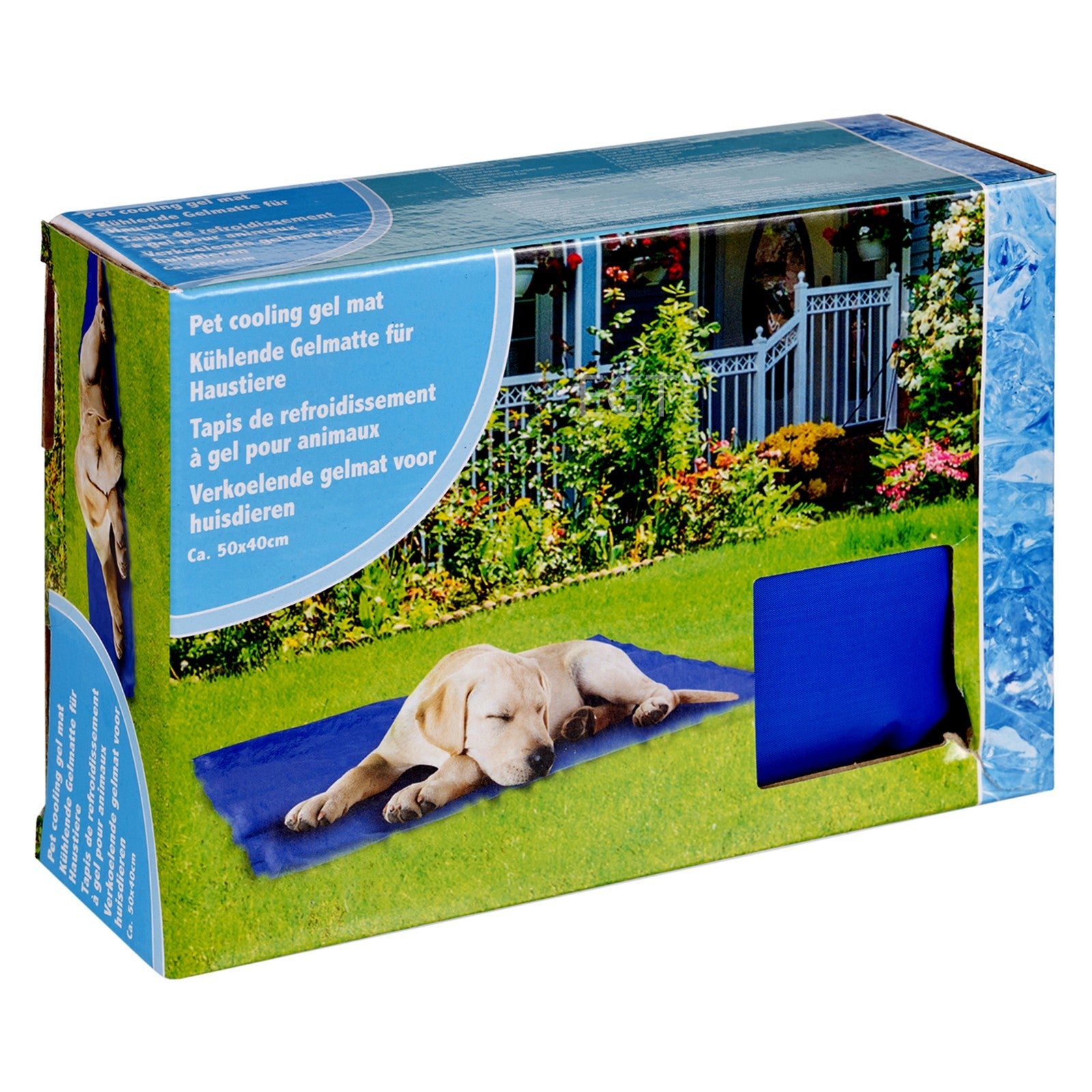 Pet Self Cooling Gel Mat Summer Heat Dog Cat Relaxing 50 X 40Cm Portable Bed