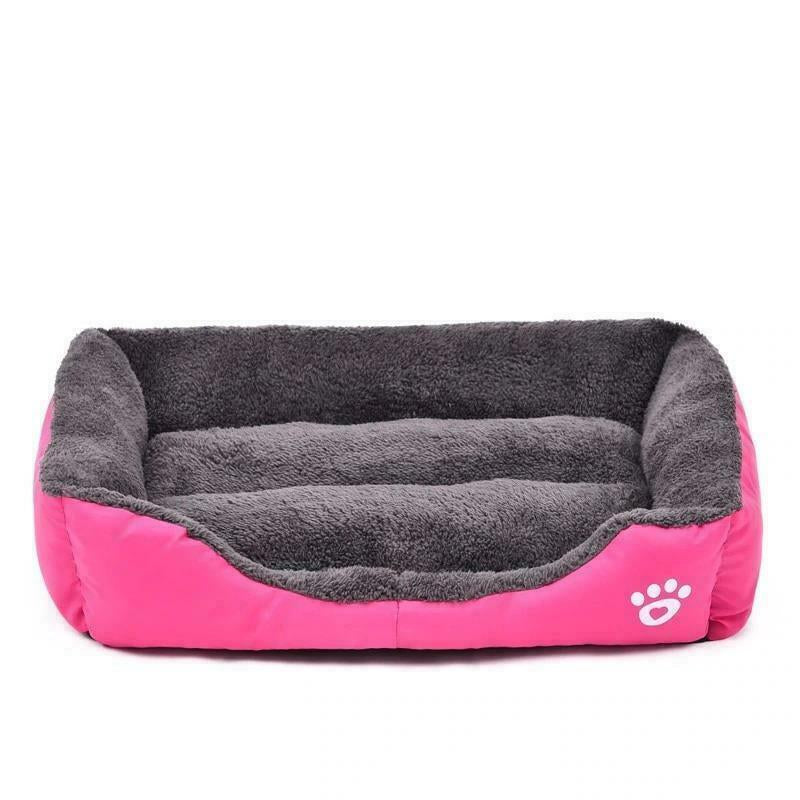 Dog Bed Cat Beds Soft Washable Fleece Puppy Cushion Warm Pet Basket Large Dog