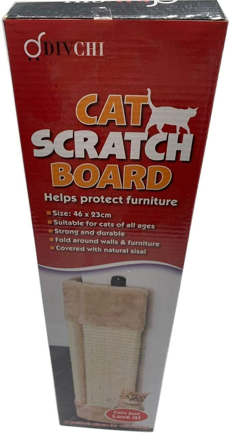 CORNER SISAL WALL SCRATCHER PET KITTEN CATS HANGING CAT SCRATCHING POST BOARD