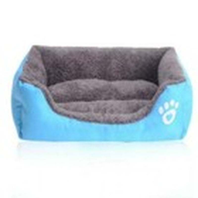 Dog Bed Cat Beds Soft Washable Fleece Puppy Cushion Warm Pet Basket Large Dog