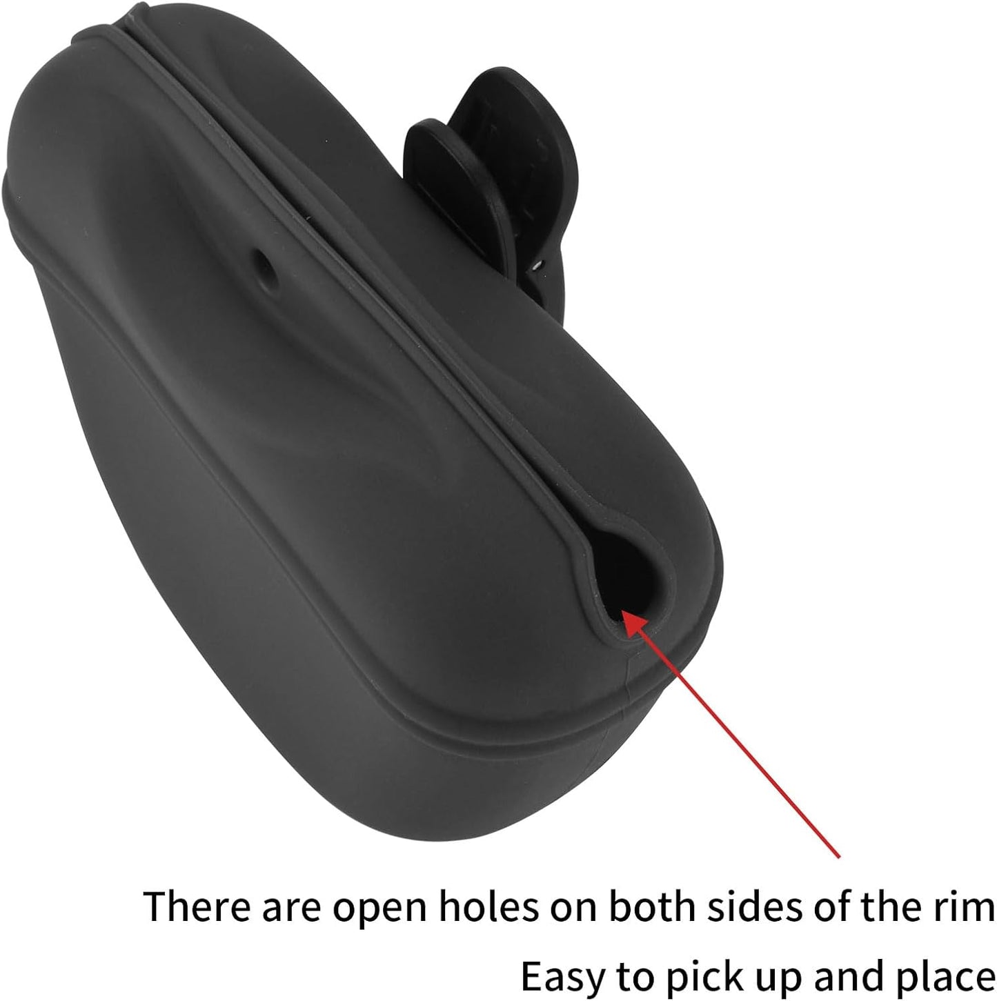 Silicone Dog Treat Pouch,Clip on Portable Training Container,Convenient Magnetic Buckle Closing and Waist Clip,No BPA
