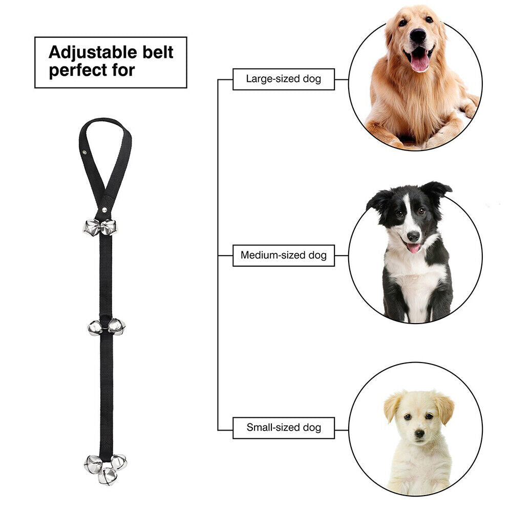 Dog Door Bells for Potty Puppy Training/Door Knob/Go outside Housetraining