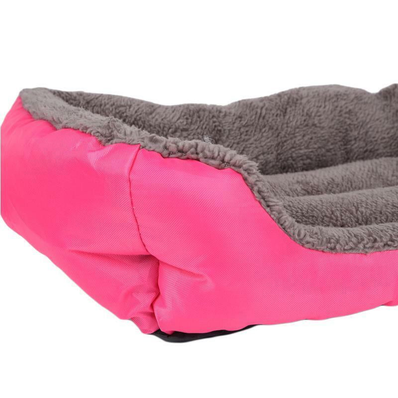 Dog Bed Cat Beds Soft Washable Fleece Puppy Cushion Warm Pet Basket Large Dog