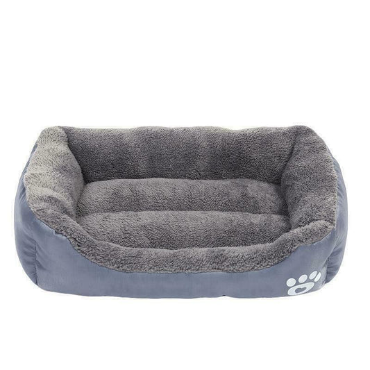 Dog Bed Cat Beds Soft Washable Fleece Puppy Cushion Warm Pet Basket Large Dog