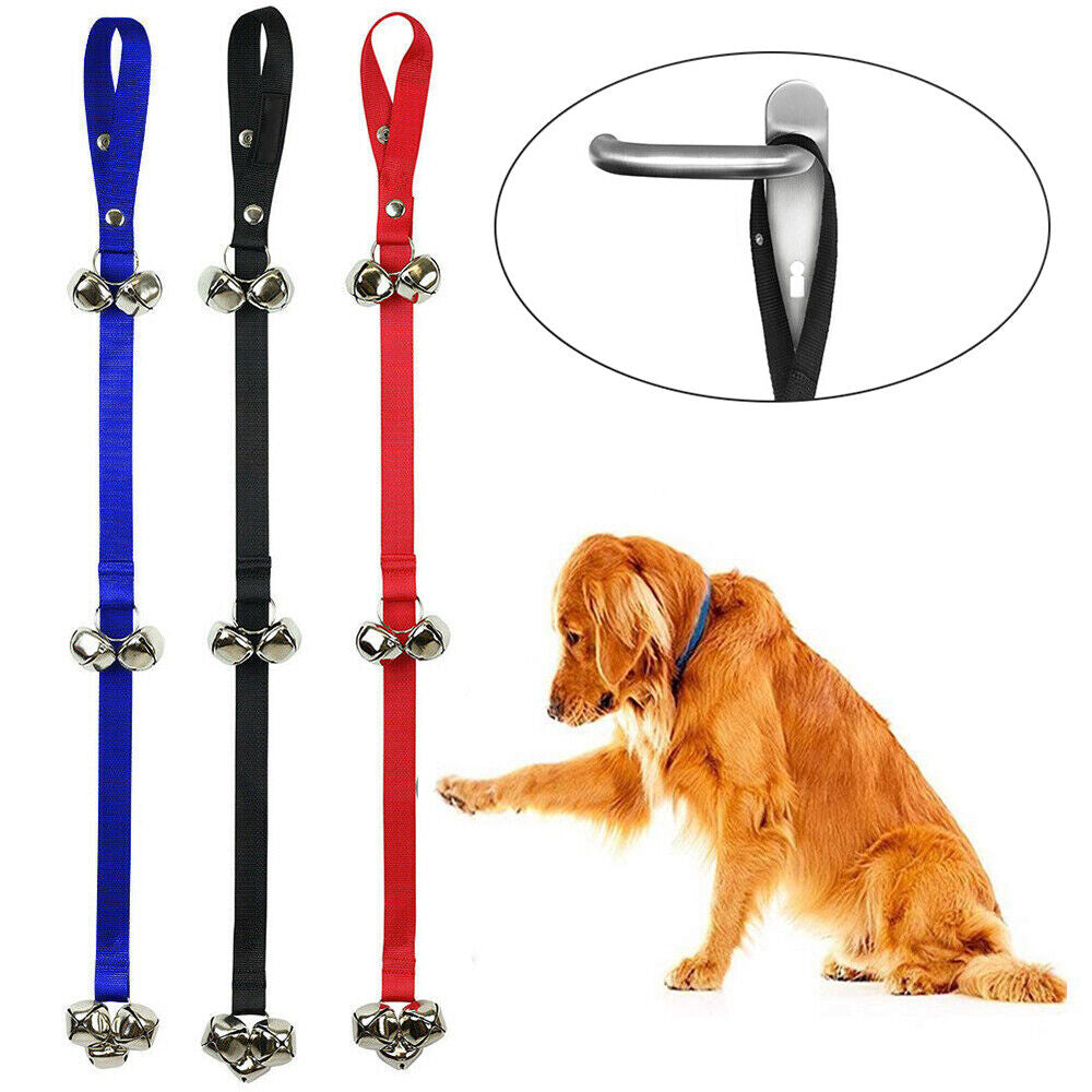 Dog Door Bells for Potty Puppy Training/Door Knob/Go outside Housetraining