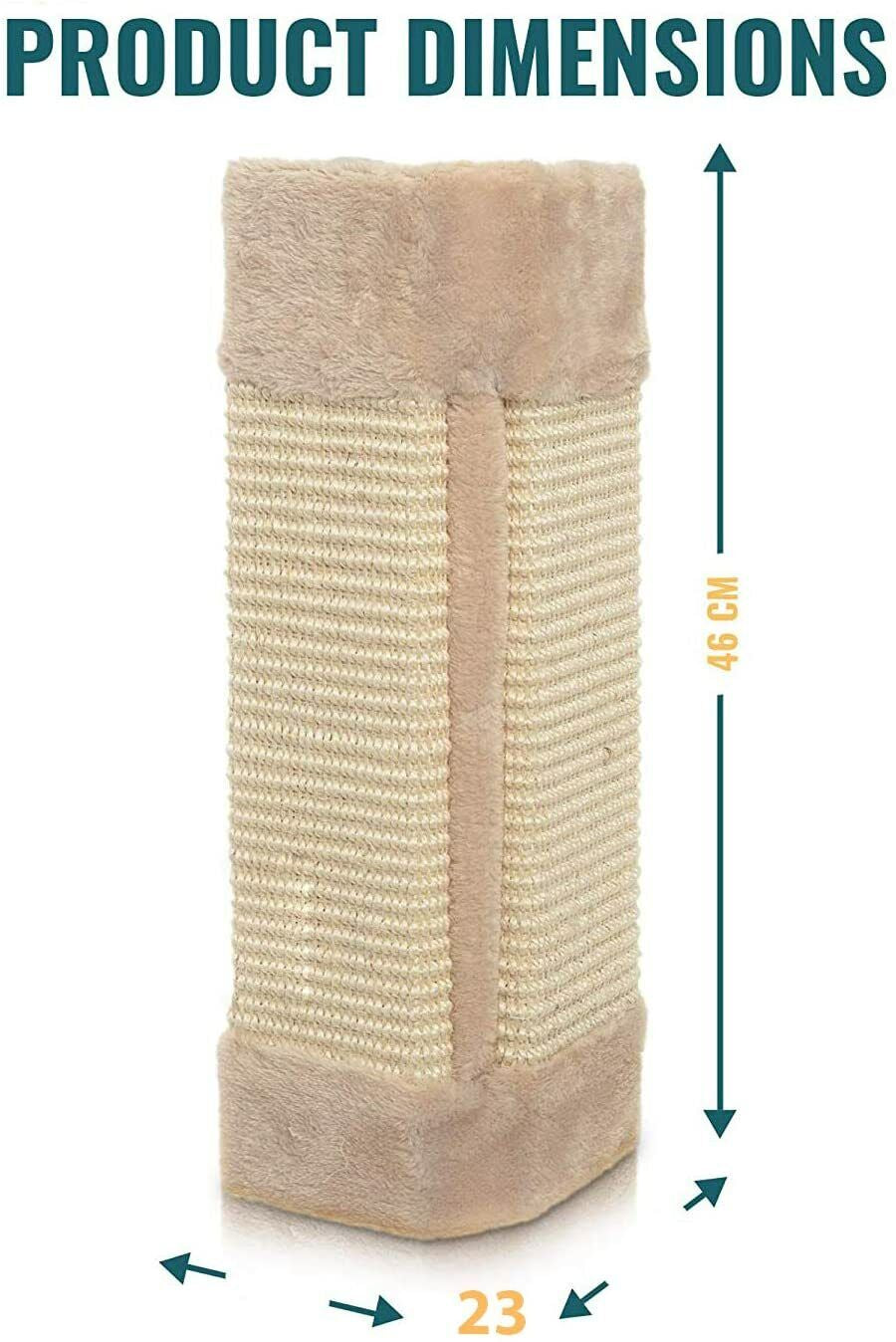 CORNER SISAL WALL SCRATCHER PET KITTEN CATS HANGING CAT SCRATCHING POST BOARD