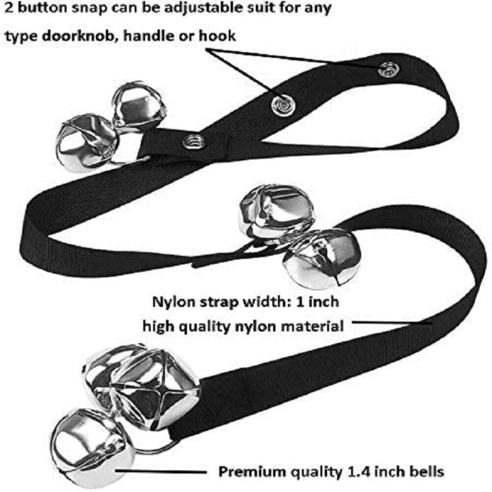 Dog Door Bells for Potty Puppy Training/Door Knob/Go outside Housetraining