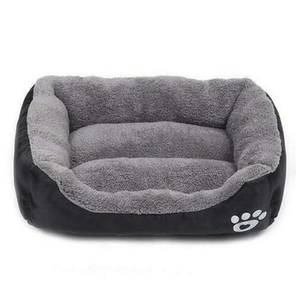 Dog Bed Cat Beds Soft Washable Fleece Puppy Cushion Warm Pet Basket Large Dog